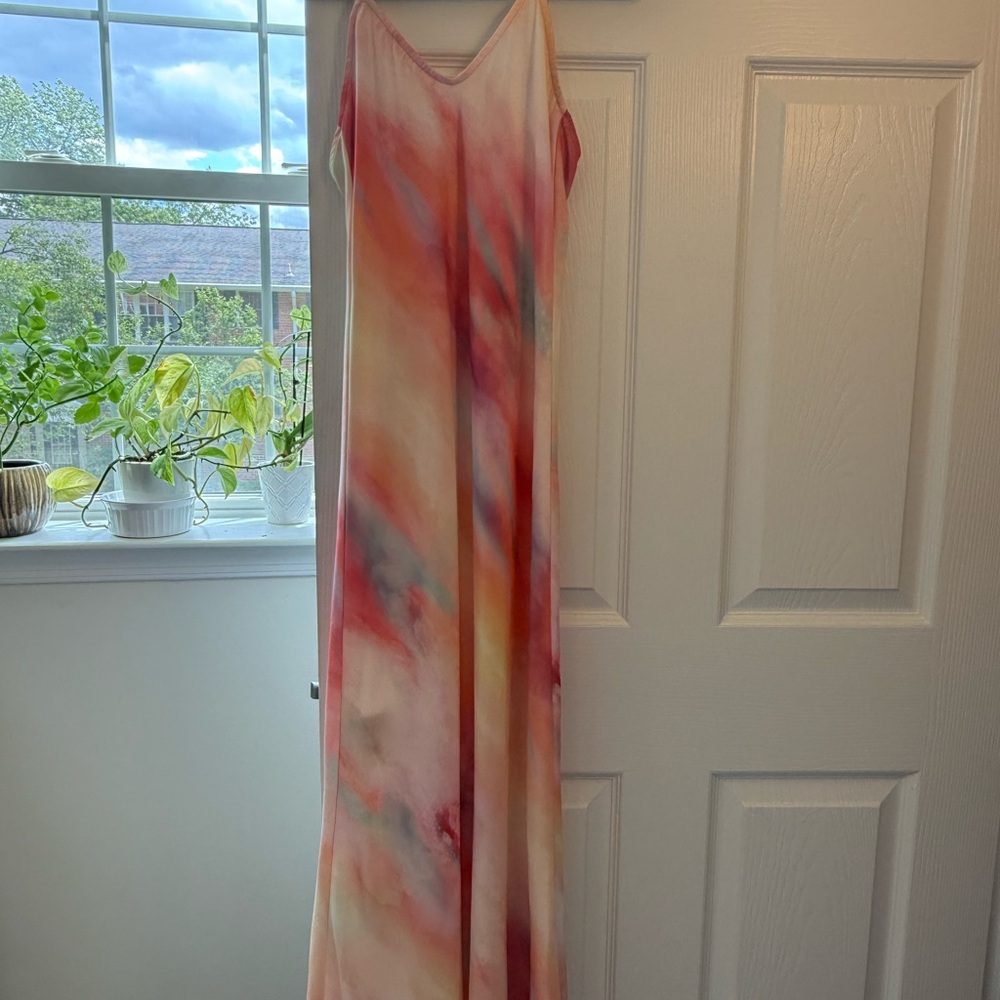 RESA Multicolor Tie-Dye Midi Dress
